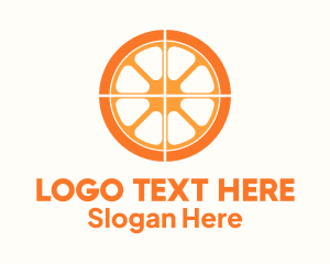 Orange Slice Wheel Logo