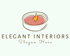 Wellness Candle Decoration logo design