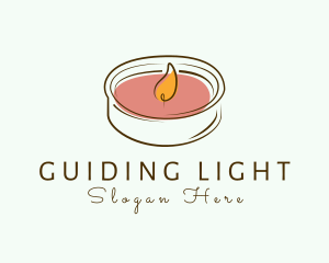 Wellness Candle Decoration logo design