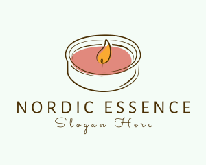 Wellness Candle Decoration logo design