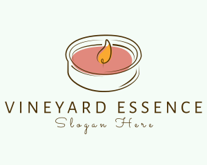 Wellness Candle Decoration logo design