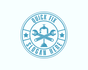 Fix Wrench Plumbing logo design