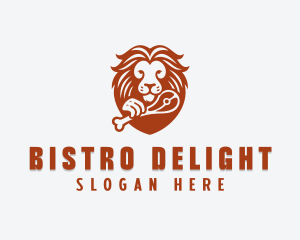 Lion Steak Restaurant logo design