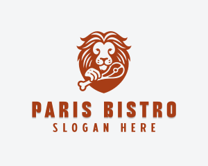 Lion Steak Restaurant logo design