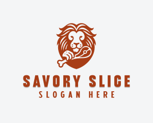 Lion Steak Restaurant logo design