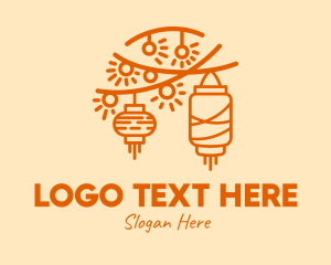 Feng Shui - Asian Lantern Festival logo design