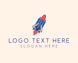 Abstract - Pencil Rocket Ship logo design