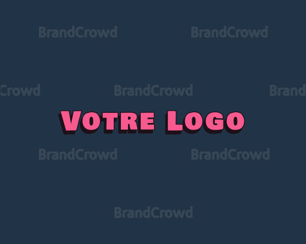 Pink Generic Business Logo