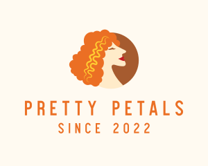 Curly Beauty Hair Salon logo design