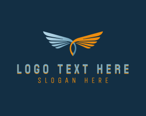 Retreat - Angel Holy Wings logo design