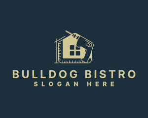 Home Construction Drill logo design