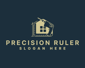 House Construction Drill logo design