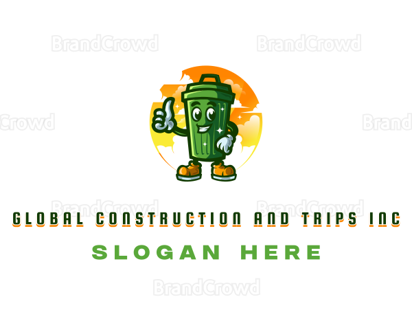 Garbage Cleaning Maintenance Logo
