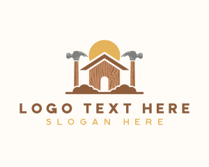 Repair - Hammer Roofing Carpentry logo design