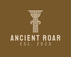 Ancient Pillar Column logo design