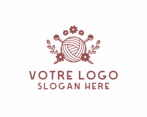 Flower Knit Yarn Logo