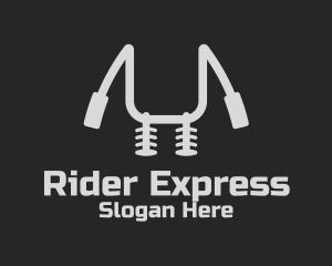 Rider - Bike Handlebar logo design