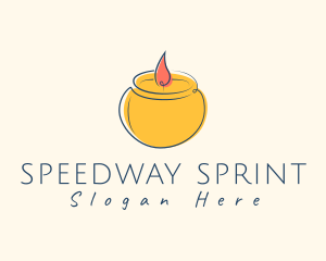 Relaxing Candle Scent Logo