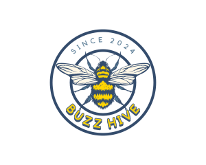 Apiculture Honey Bee logo design