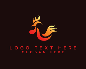 Rooster - Chicken Barbecue Restaurant logo design