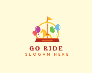 Carousel Horse Ride logo design