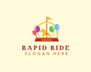 Carousel Horse Ride logo design