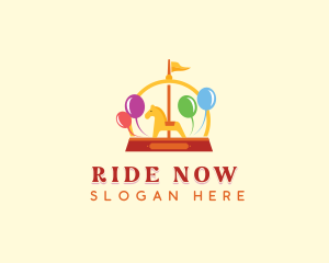 Carousel Horse Ride logo design