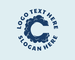 Climate - Letter C Cloud Weather logo design