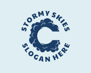 Weather - Letter C Cloud Weather logo design