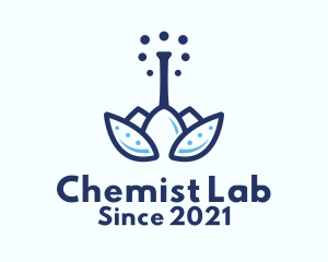 Chemist - Blue Nature Chemist logo design