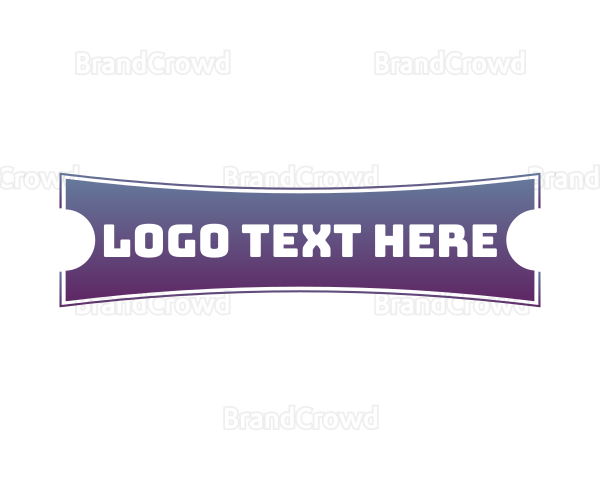 Gradient Western Banner Logo