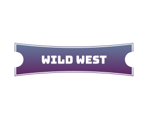 Gradient Western Banner logo design