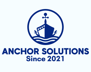 Nautical Anchor Ship logo design