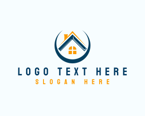 Roofing - Carpentry Roofing Tools logo design