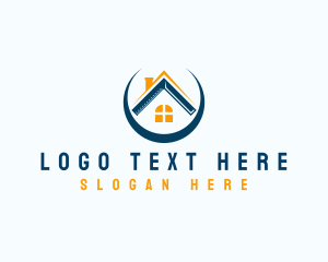 Measurement - Carpentry Roofing Tools logo design