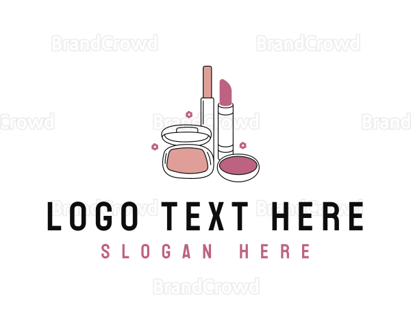 Makeup Cosmetics Lipstick Logo