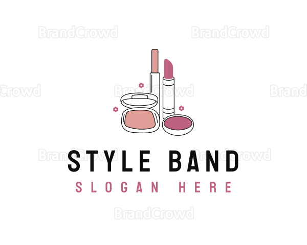 Makeup Cosmetics Lipstick Logo