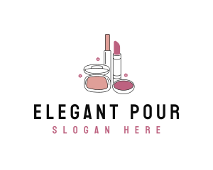 Makeup Cosmetics Lipstick Logo