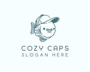 Cartoon Pet Fish logo design