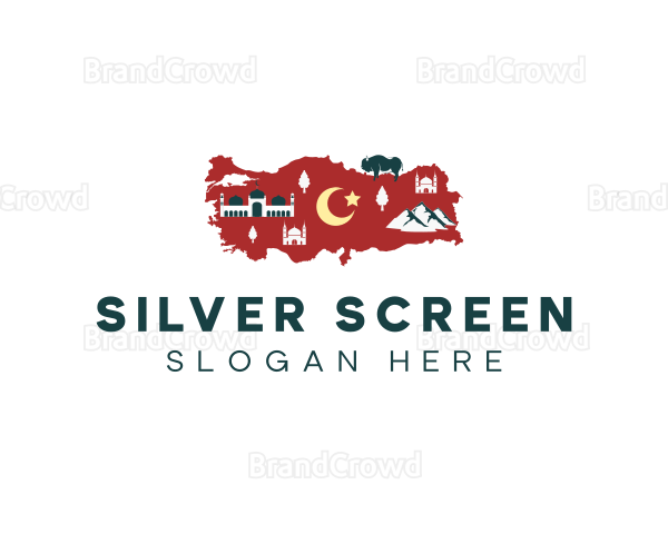 Turkey Travel Map Logo