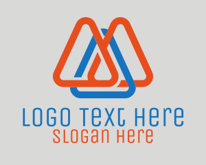 Multimedia - Generic Sporty Triangles logo design