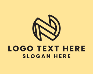 Digital Coin - Creative Letter N Company logo design