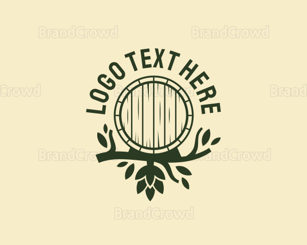 Hops Branch Barrel Logo
