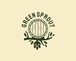 Hops Branch Barrel  logo design