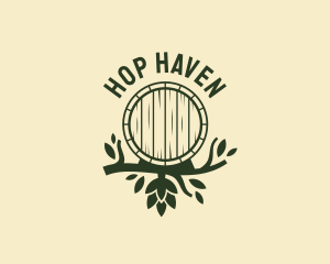 Hops Branch Barrel  logo design