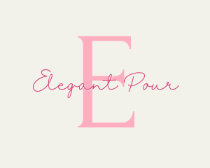 Elegant Feminine Beauty Salon logo design