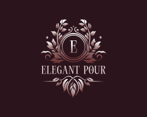 Elegant Wedding Floral logo design