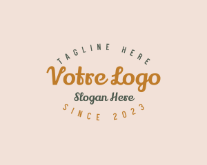 Retro Quirky Business Logo