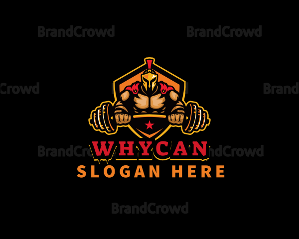 Spartan Weightlifting Gym Logo