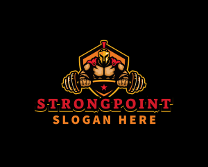 Bodybuilding - Spartan Weightlifting Gym logo design